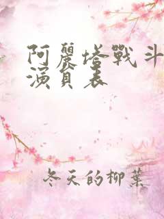 阿丽塔战斗天使演员表