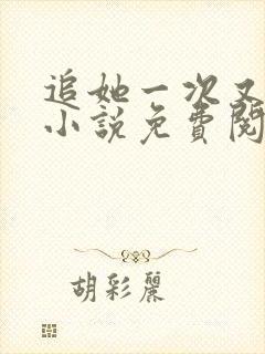 追她一次又一次小说免费阅读全文