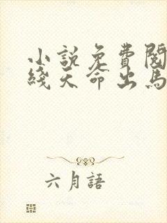 小说免费阅读在线天命出马仙