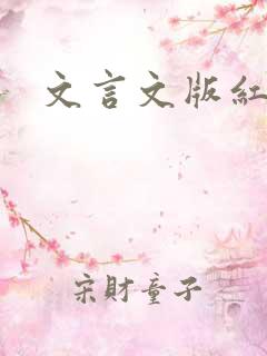 文言文版红楼梦