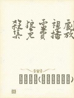 杀狼电视剧40集免费播放