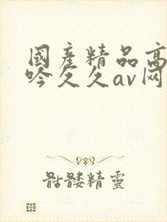 国产精品高潮呻吟久久av网