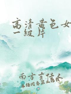 高清黄色女爱情一级片