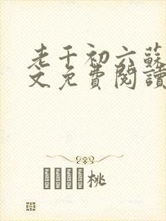 老千初六苏梅全文免费阅读