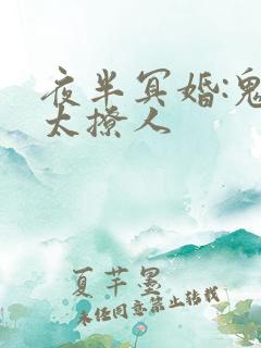 夜半冥婚:鬼夫太撩人