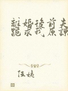 离婚后前夫全家跪求我原谅短剧全集