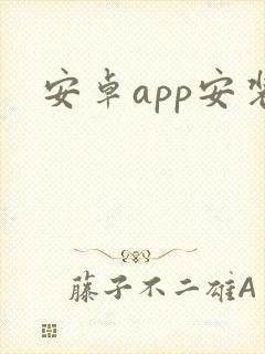 安卓app安装