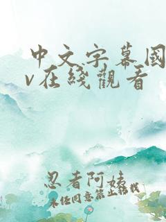中文字幕国产av在线观看