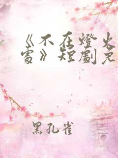 《不在灯火阑珊处》短剧免费观看