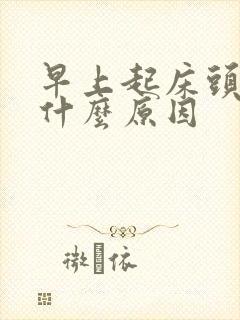 早上起床头晕是什么原因