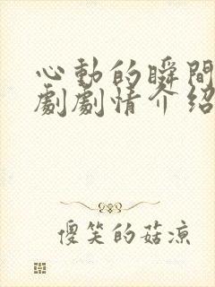 心动的瞬间电视剧剧情介绍