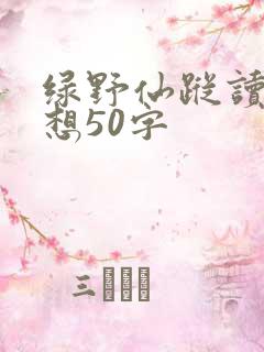 绿野仙踪读后感想50字