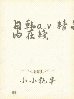 日韩aⅴ精品国内在线