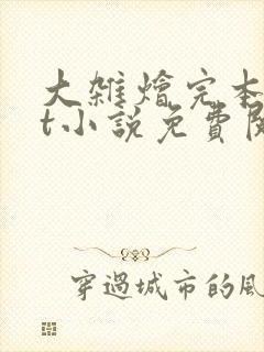 大杂烩完本txt小说免费阅读