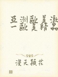 亚洲欧美激情第一欧美精品
