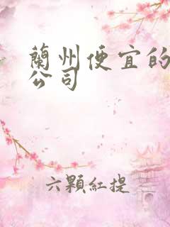 兰州便宜的租车公司