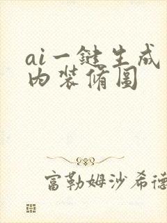 ai一键生成室内装修图