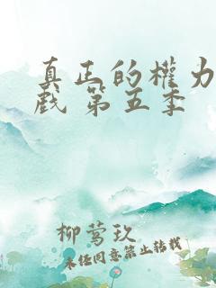 真正的权力的游戏 第五季
