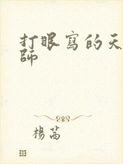 打眼写的天才相师