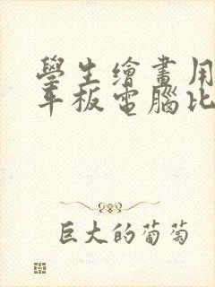 学生绘画用哪款平板电脑比较好