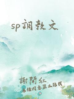 sp调教文