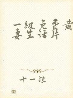 一级免费黄色夫妻生活片