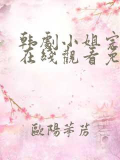 韩剧小姐完整版在线观看免费