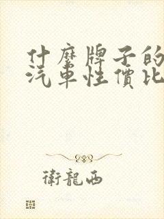 什么牌子的电动汽车性价比高