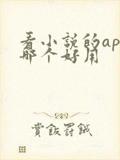 看小说的app哪个好用