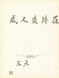 成人爽片在线