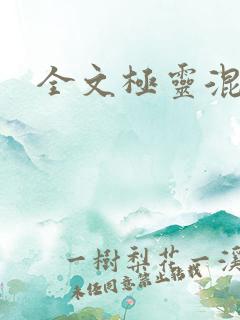 全文极灵混沌决