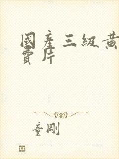 国产三级黄色免费片