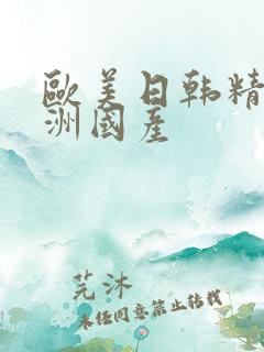 欧美日韩精品亚洲国产