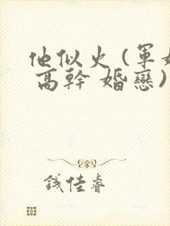 他似火 (军婚 高干 婚恋)小说