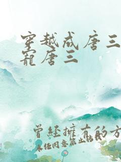 穿越成唐三姐姐宠唐三