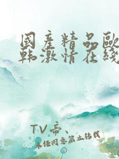 国产精品欧美日韩激情在线