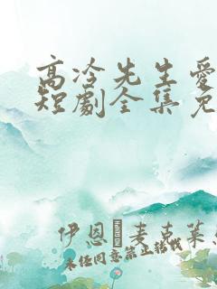 高冷先生爱上我短剧全集免费观看