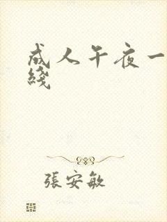 成人午夜一区在线