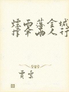 烟雨落金城一人撑伞两人行啥意思