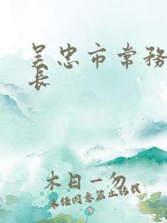 吴忠市常务副市长