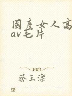 国产女人高潮的av毛片