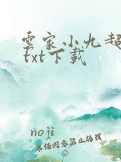 云家小九超皮哒 txt下载