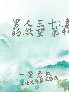 男人三十:妻子的欲望 第445章