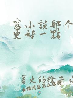 写小说那个软件更好一点