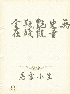 金瓶艳史无删减在线观看