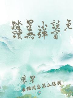 踏星小说免费阅读无弹窗