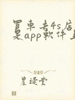 买车去4s店还是app软件上买