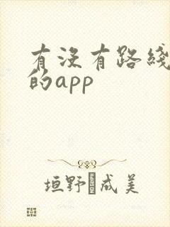 有没有路线规划的app