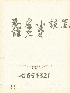 飞卢小说怎么才能免费