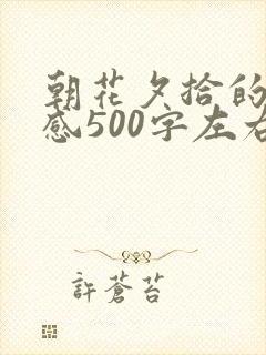 朝花夕拾的读后感500字左右
